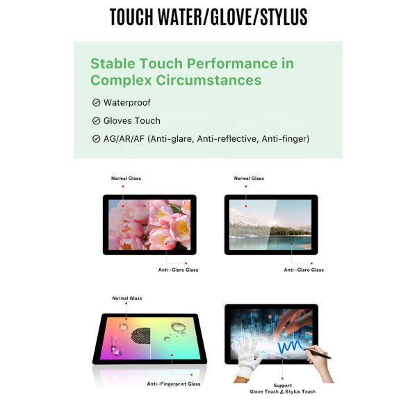 8-bit LVDS Industrial 350 Brightness TFT Display 10.1-inch 1280x800 Pixel EK79202