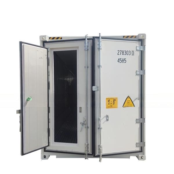 Quality Stroage Function Double Rear End Swing Door 40ft PU Foam Insulated Reefer Refrigerated Body Shipping Isolated Container for sale