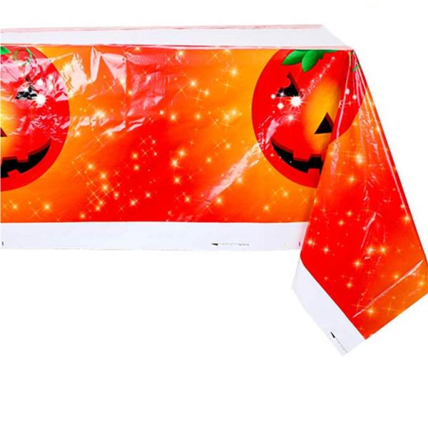 Quality Square SGS PEVA Plastic Halloween Table Cover For Party for sale