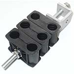 Combined Hole Cable Clamp RRU Fiber Optic Cable DC Power Cable