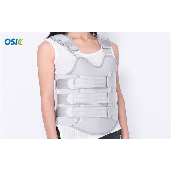 Medical Waist Support Brace Mercerized Cloth Material Long - Term Usage