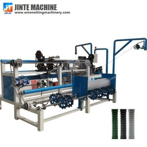 ISO Double Wire 160m²/H Chain Link Mesh Machine