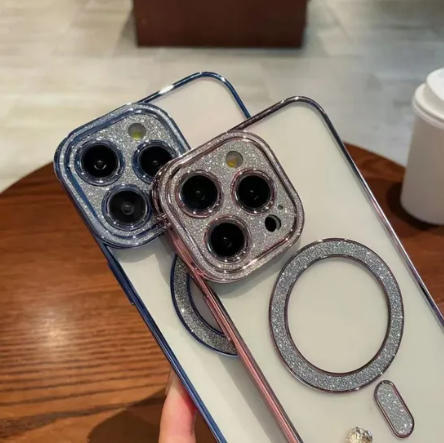 Magnetic Electroplated iPhone Case with Magsafe and Shock Absorption