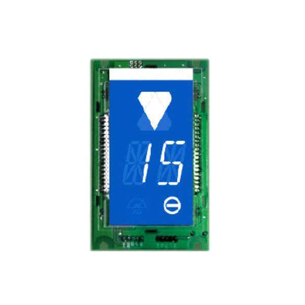 Quality Lift Elevator Segment LCD Floor Display Screen White Letter Elevator Spare Parts for sale