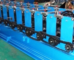 235Mpa Gutter Roll Forming Machine For Purlin Guard Seamless Gutter Roll Former Bending