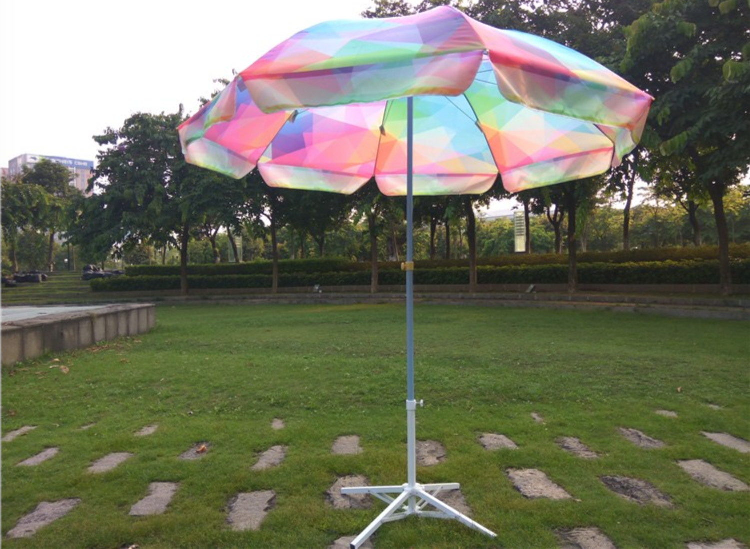 120CM Multi Color Patio Beach Sunshade Umbrella 48 Inch 190T Polyester Parasol
