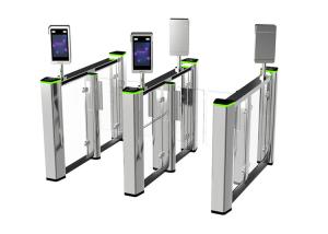 China Indoor Flap RS485 IP44 Access Control Speed Gate SS304 40W wholesale