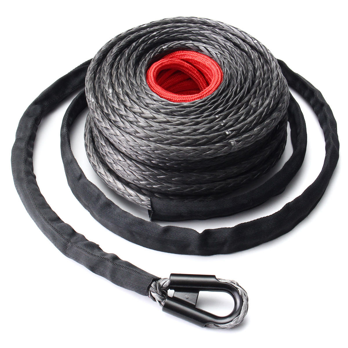 12mm 100m UHMWPE Synthetic Winch Rope for Heavy Duty and Industrial Applications