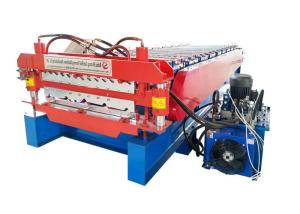 China Two layer exchange freely double layer roll forming machine have hydrualic driving system wholesale