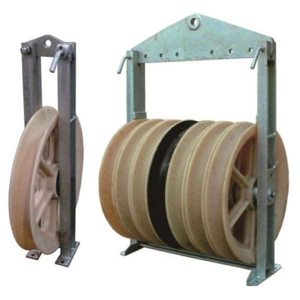 Bundled Conductor Blocks Nylon Sheave Stringing Block Pulley Helicopter