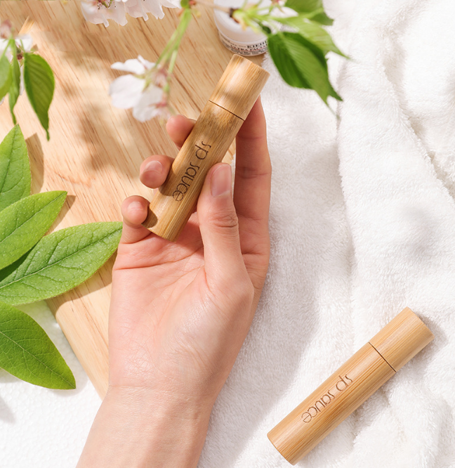 SGS ISO9001 Biodegradable Cosmetic Jars Essential Oil Roller Bottles Eco Friendly