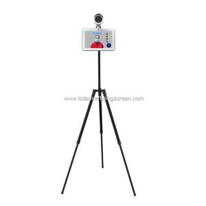 China Face Recognition 450cd/M2 Lcd Infrared Thermometer wholesale