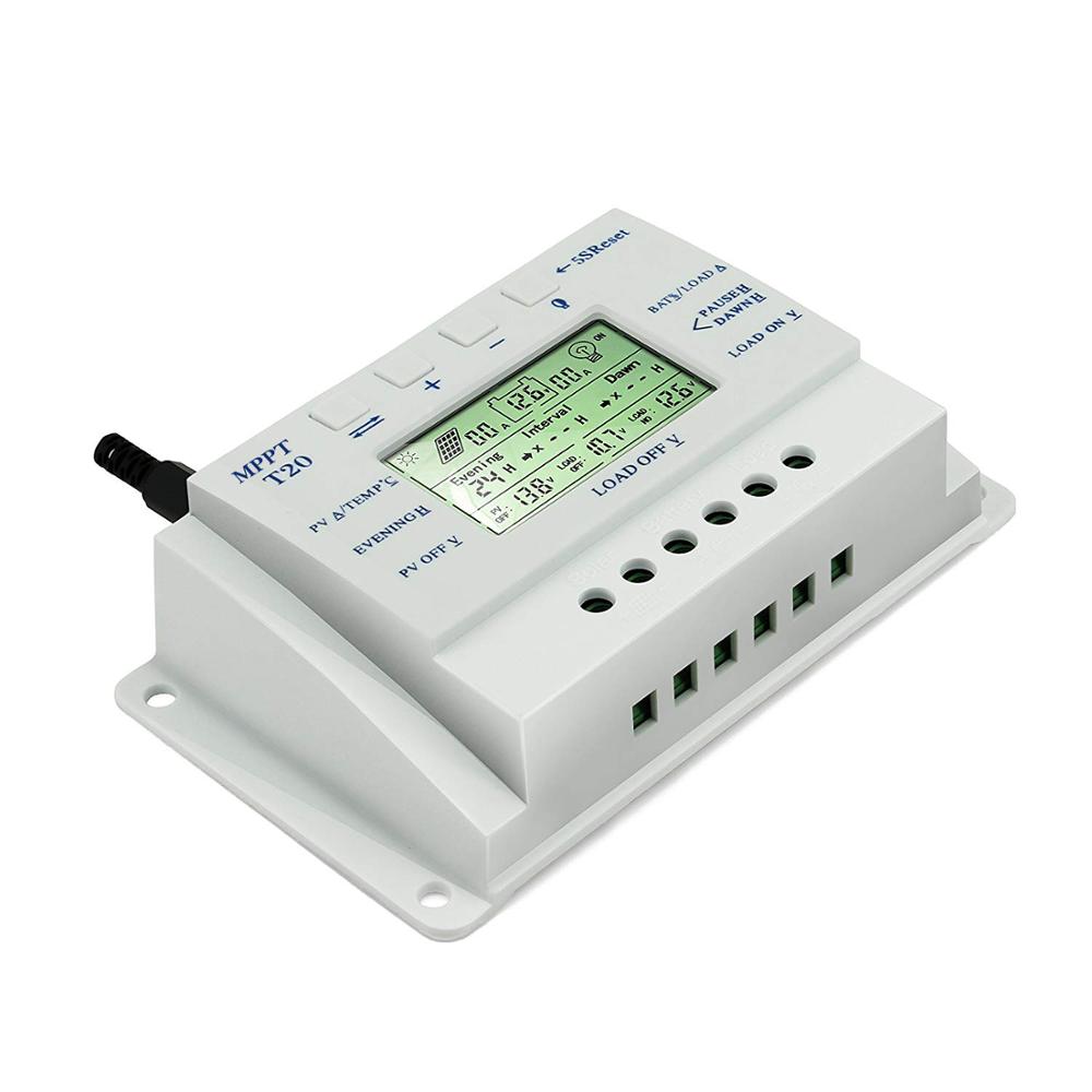 48V 12V 24V 20A 250 Watt Solar Panel Charge Controller With Advanced MPPT Technology