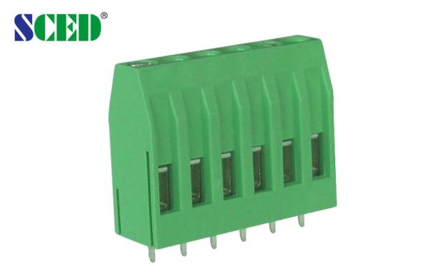 Quality Green 300V PCB Solder Terminal Block With Single Level For Power Supply for sale