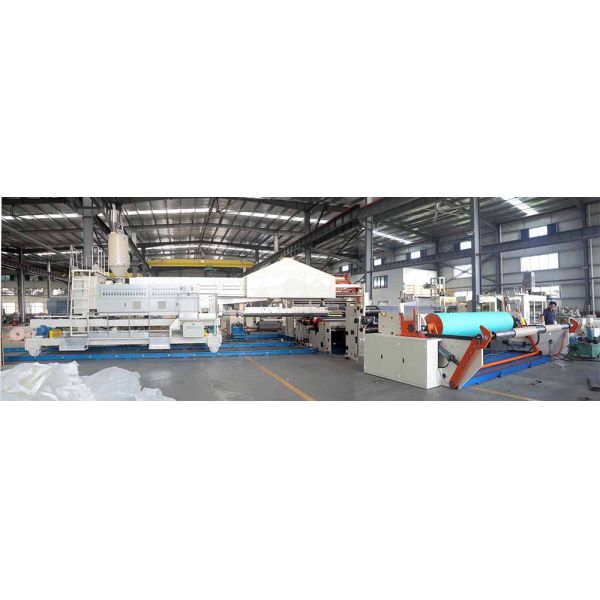 Felt Polythylene Coated PE Resin Extrsuion Coating And Laminating Machine