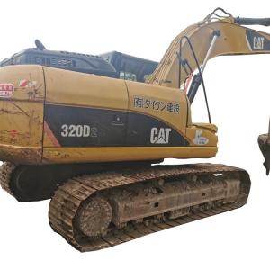 1.0m3 CAT320D Excavator Strong Power And Soft Steel Design For 0-2000 Working Hours