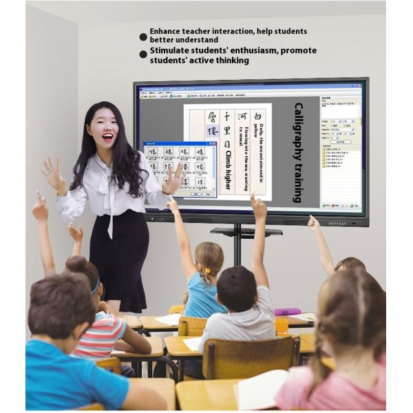 Smart Interactive LED Touch Screen Tablet Elevator-Suitable Electronic Whiteboard for Multimedia Teaching and Conference