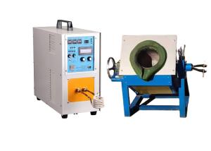 China Automatic High Frequency Induction Heater Furnace For Gold Melting on sale