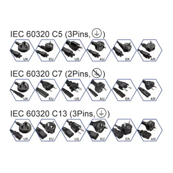 120W Switching Power Adapter KC PSE CE UL SAA 6250mA AC100V 24V Barrel Connector