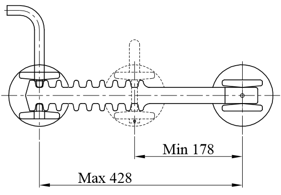 Forged Steel 260mm 380mm Lashing Twist Locks Double Clamp ISO Shipping Container Bridge Fitting Container Lashing Equipment