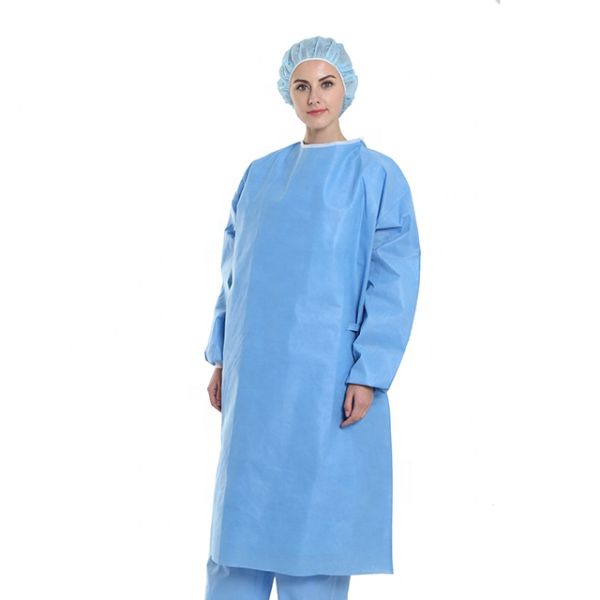 Apron - Style Neck Design PP Disposable Isolation Gowns