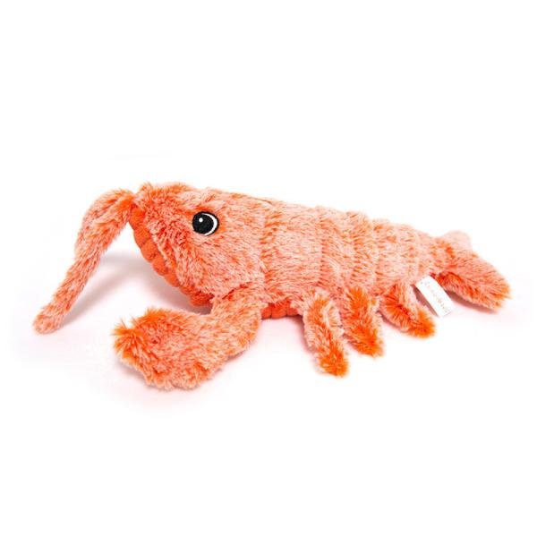 Quality Gravity Jump Pet Shrimp Plush Toy Usb Charging for sale