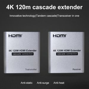 China 120m 4K HDMI Extender Multi Receiver Cascade Ethernet Transmitter 1080P wholesale