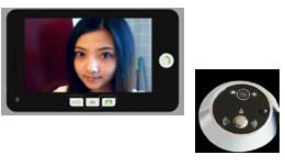 3.5 digital door viewer 3.5 inch TFT LCD with regular peephole