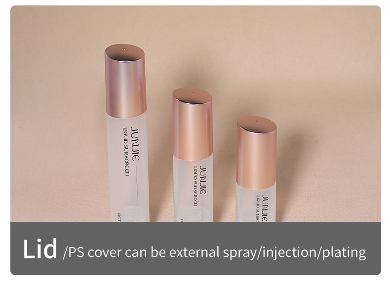 Matte PP Airless Bottle Sealing Type Lotion Airless Pump Bottle 15ml 30ml 50ml Custom