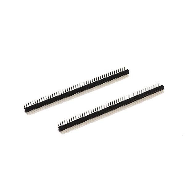Quality 1.27mm Pitch Male Pin Header Connectors Right Angle For Electrical PCB Circuit Board for sale