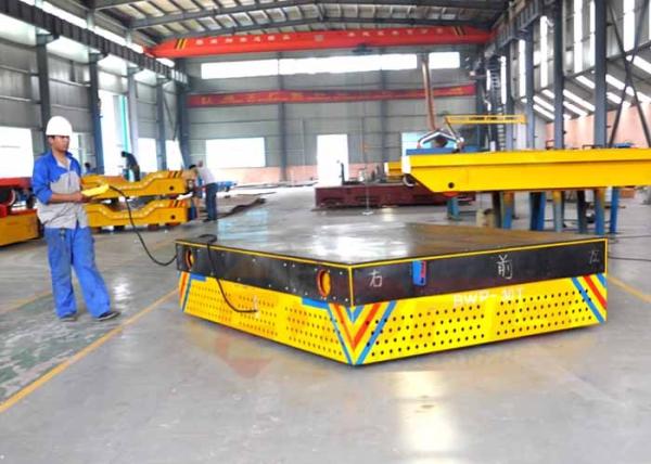 Quality PLC Control Automated Steerable Battery Powered Electric Trackless Transfer Cart for sale