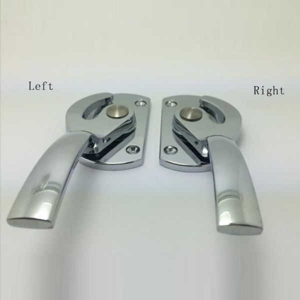 90x55mm Rotate Pressing Semicircle Push Handle Lock