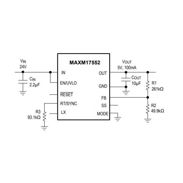 Apple IC Chip MAXM17552AMB Synchronous Step Down DC DC Power Module
