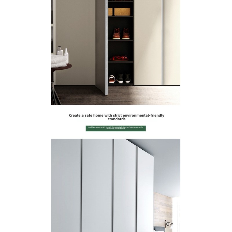 Nordic Style Modern Extra Long Concealed Invisible Wardrobe Door Handle White Gray Aluminum Alloy Durable Living Room No