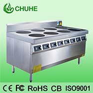 Durable Multi Burner Induction Stove , Induction Combination Cooker 3500W