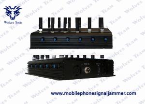 GPS Satellite Mobile Phone Scrambler , Cordless Phone Jammer 24W Total Output