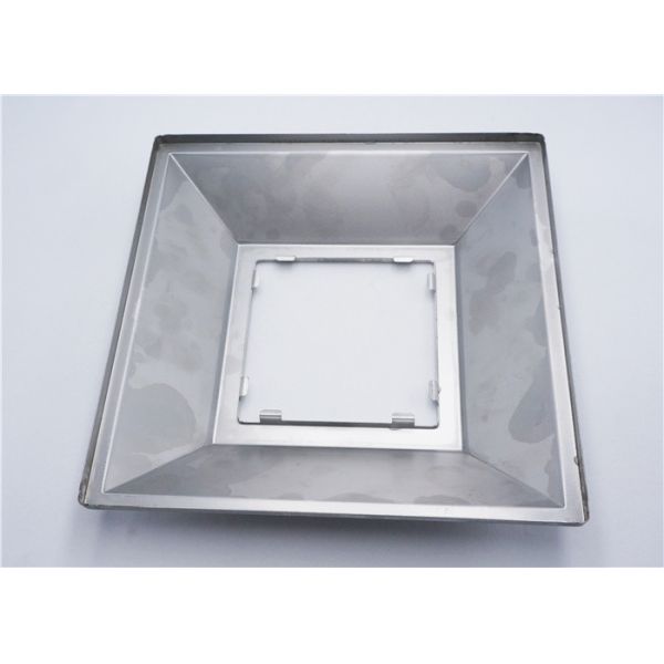 Stainless Steel Metal Stamping Parts Square LED Lamp Vocer 157 * 157 mm