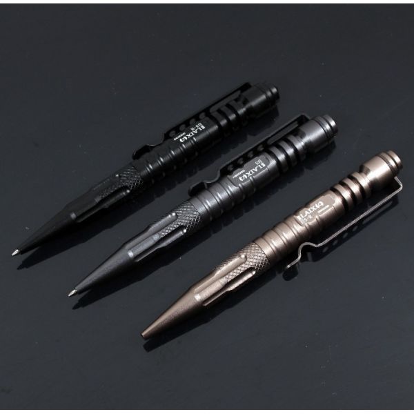 Stainless steel tactical defense pen LED pen with light multi-purpose self-defense pen tactical pen with Logo printing