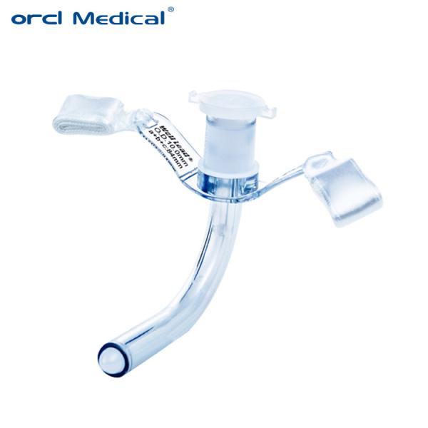 Quality High Transparent Uncuffed Tracheostomy Tube Surgical Instruments  For Single Use for sale