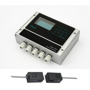 China Wall Mounted Water Flow Meter Ultrasonic Doppler Type Portable 12VDC on sale