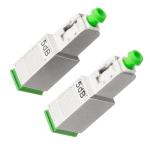 SC APC Optical Fiber Attenuator 1dB 3dB 5dB 10dB For Data Center
