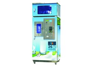 Stainless Steel Milk Vending Machine , Constant Temperature Milk Dispenser
