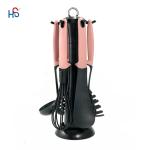 7 Pcs Non-stick Utensils Set with Heat Resistant Silicone Cooking Tools and TPR