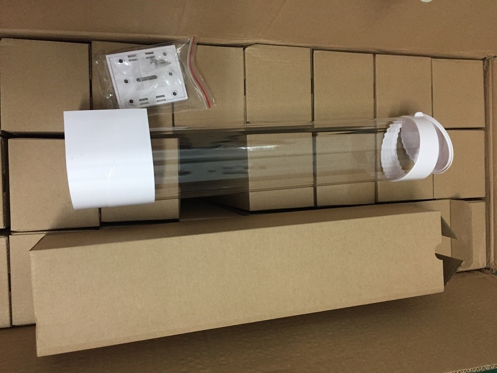 Screw Mounted Paper Cup Dispenser , Plastic Cup Holder For Water Dispenser