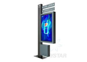 China Ultra HD 4K Interactive Wayfinding Signage , Digital Wayfinding Kiosks In Street on sale