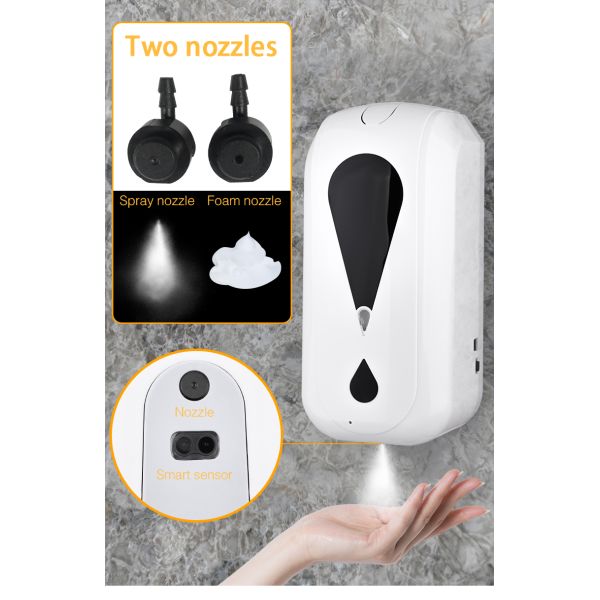 1200ml Foam Liquid Spray Hospital Hand Sanitiser Dispenser