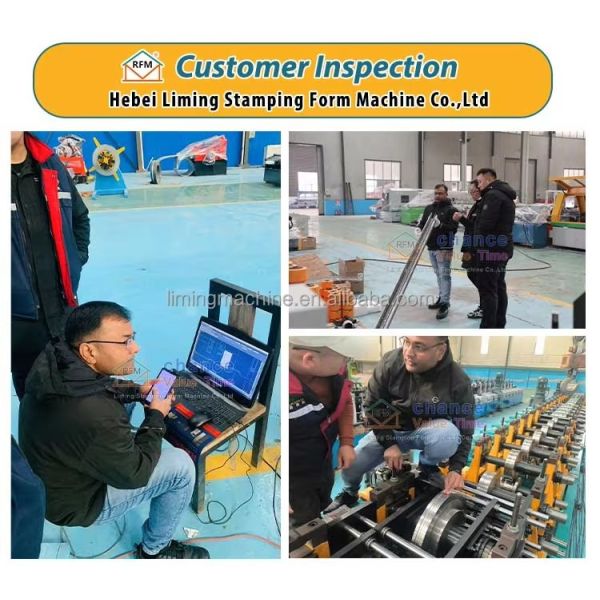 Rack Roll Forming Machine Equipped with Hydraulic Fixed Length Shearing and Material Splicing for Shelf Column Production
