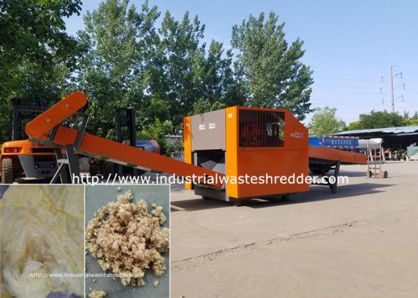 Quality Rock Wool Foam Cutting Machine Glass Wool Foam Sponge EVA / EPS / EVE / XPS Shredder for sale