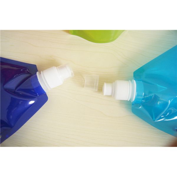 Drinking Water Plastic Liquid Pouch Packaging Reusable Plastic Food Spout Pouch