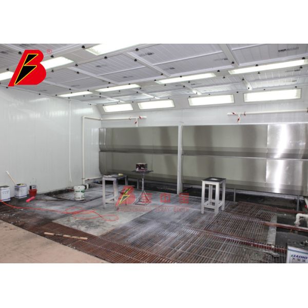 CE TUV Filter Water Curtain Wood Furniture Working Spray Booth